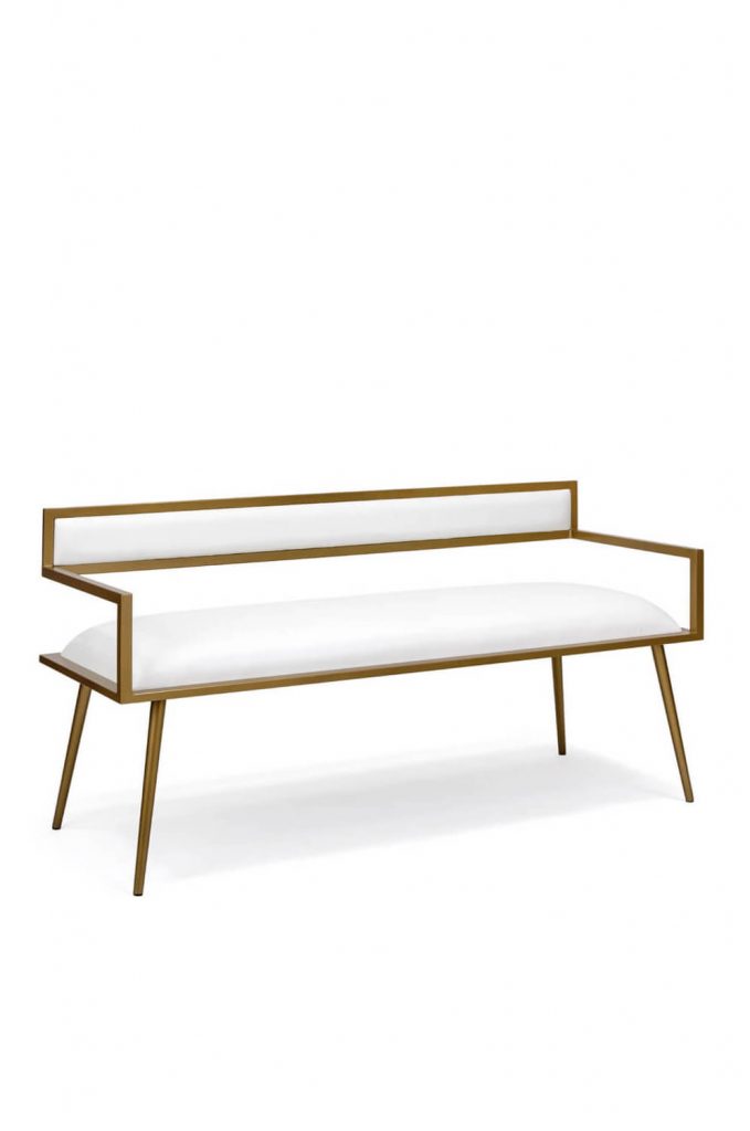 Zara modern bench