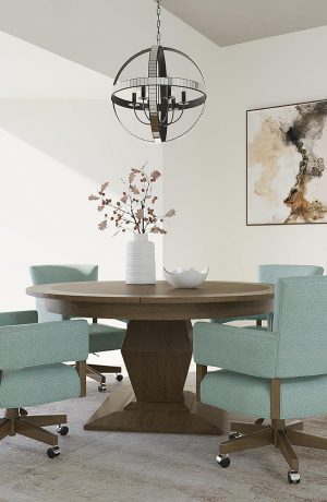 Darafeev's Euclid 5-Piece Dining Set in Modern Dining Room
