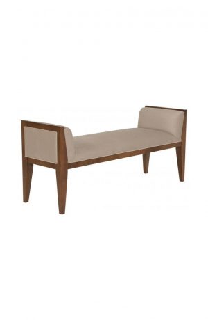Fairfield's Inman Upholstered Wood Bench