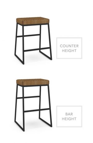 Amisco's Bryan Bar Stool Available in Counter Height and Bar Height