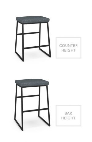 Amisco's Zach Bar Stool Available in Counter Height and Bar Height