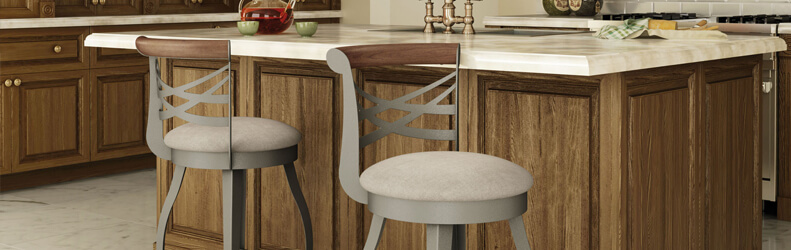 Featuring the Whisky Stools by Amisco
