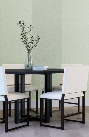 Wesley Allen's Franklin Dining Chairs with Modern Table