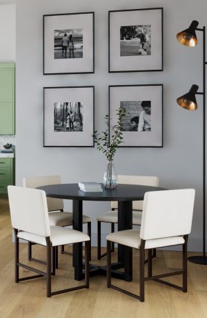 Wesley Allen's Franklin Modern Dining Chairs in Modern Dining Room