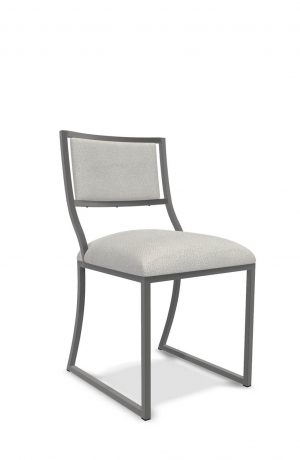 Wesley Allen's Ki Gray Silver Modern Dining Side Chair