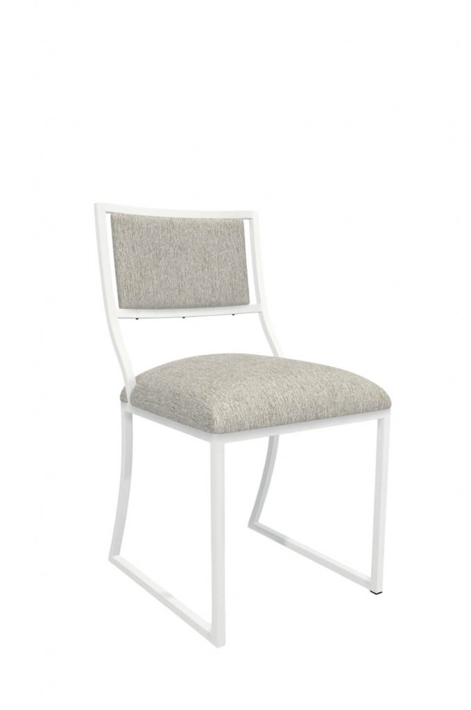 Wesley Allen's Ki White Modern Dining Chair