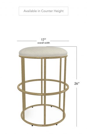 Wesley Allen's Nyx Counter Stool Dimensions