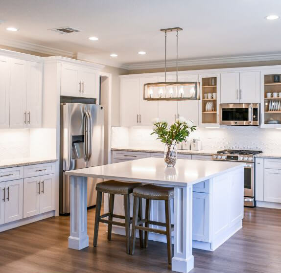 Avoid overcrowding at the kitchen island