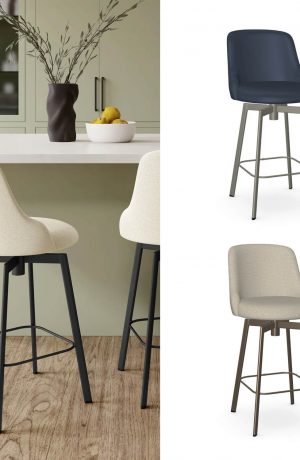 Amisco's Diego Custom Made Bar Stool in a Variety of Colors and Finishes