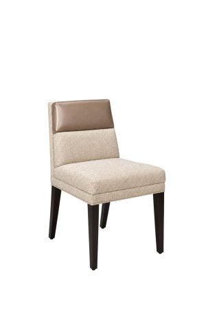 Brown Contemporary Modern Dining Side Chair #1250