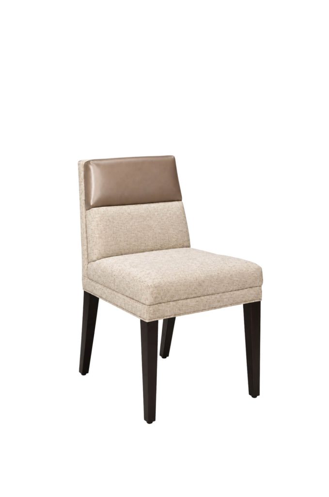 Brown Contemporary Modern Dining Side Chair #1250