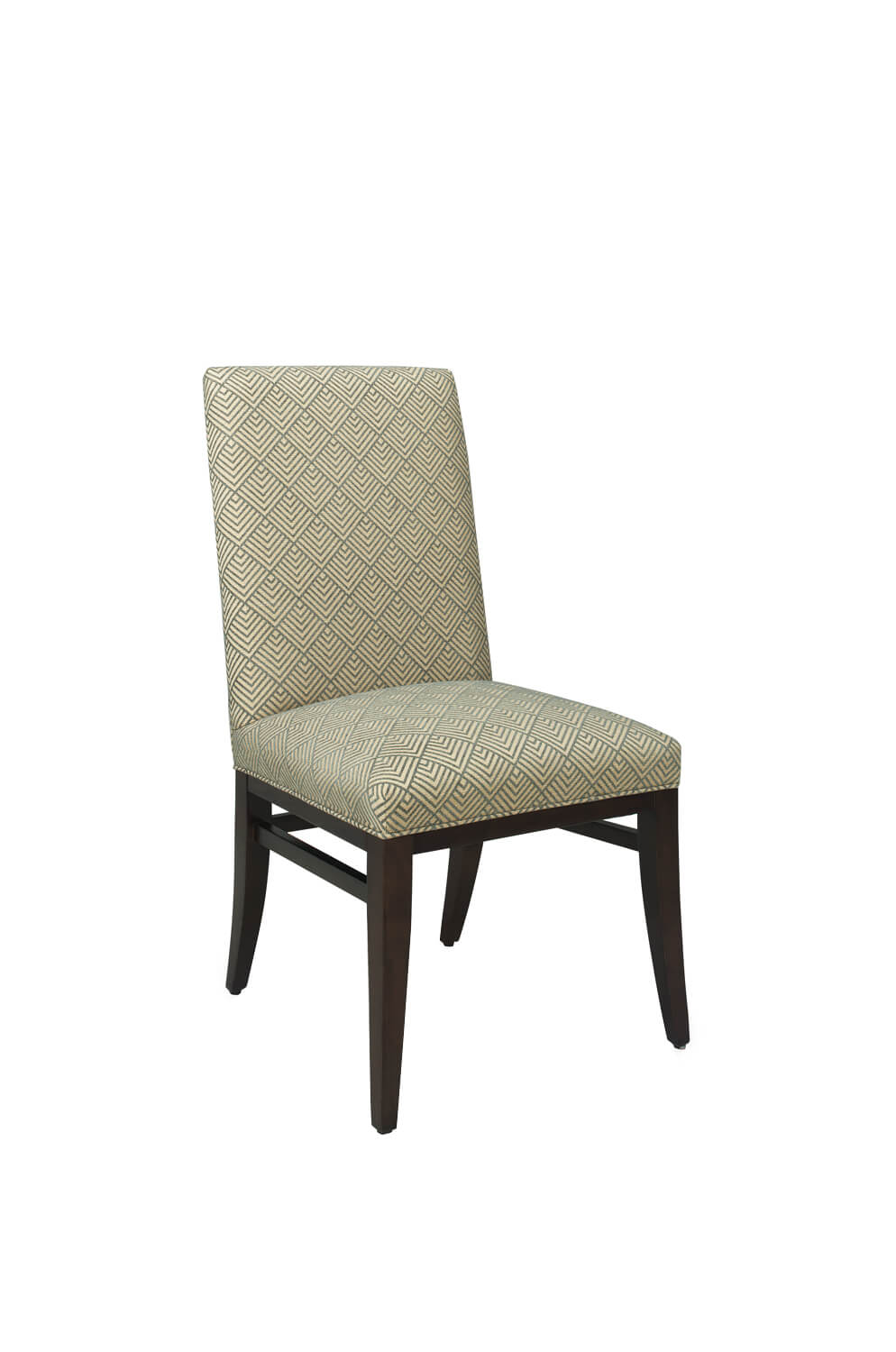#1201 Modern Upholstered Wood Dining Chair