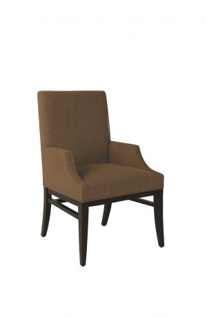 Style Upholstering's #1202 Brown Fabric with Arms