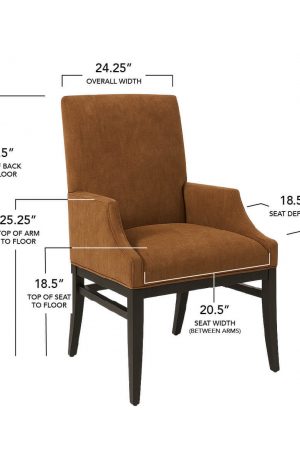 Style Upholstering's 1202 Dining Chair Dimensions
