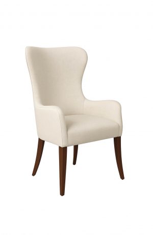 Style Upholstering's 1203 Neutral Cream Dining Chair Wingback