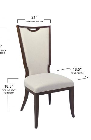 Style Upholstering's 1204 Dining Chair Dimensions