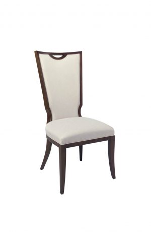 Style Upholstering #1204 Transitional Upholstered Dining Chair with Handle Pull
