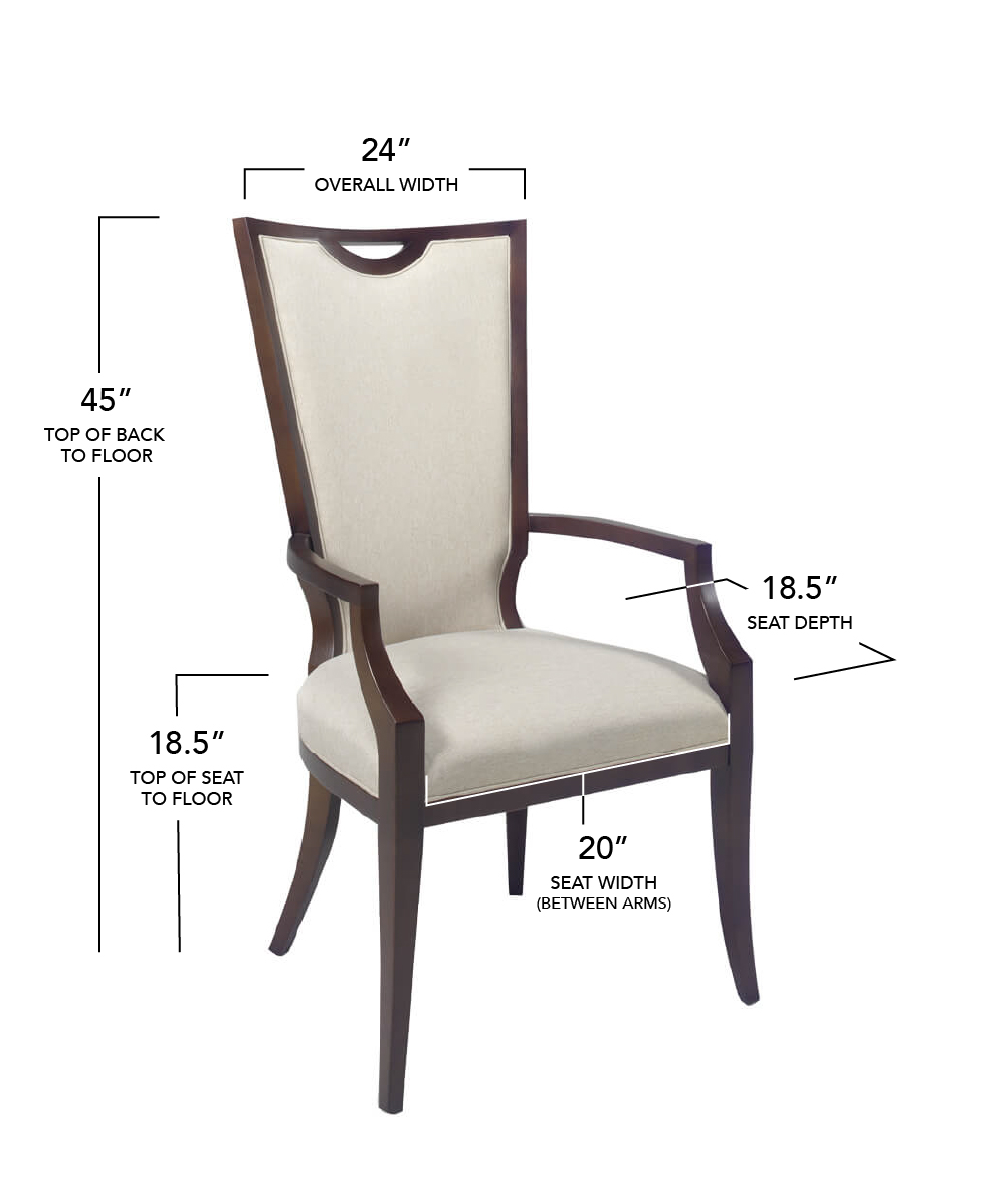 Style Upholstering's 1204A Dining Chair Dimensions