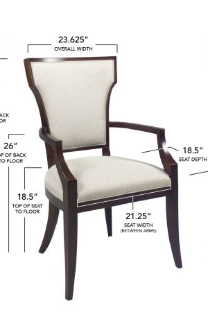 Style Upholstering's 1205A Dining Chair Dimensions