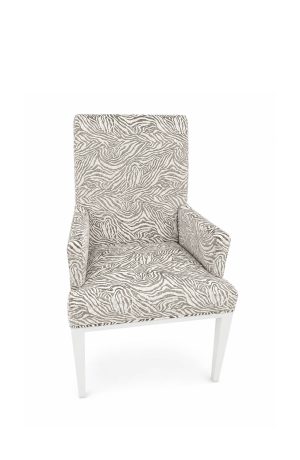Style Upholstering's 1206A Upholstered Modern Armchair with Geometric Pattern