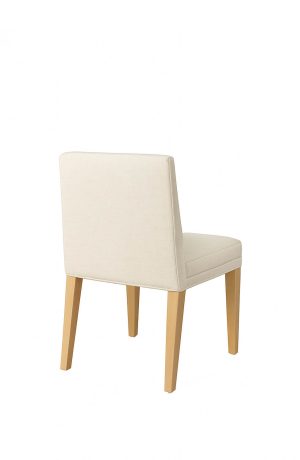 Wood Finish: Natural • Top Back Cushion: Classic Buttercream, vinyl • Seat Cushion: Utmost Fleece, fabric
