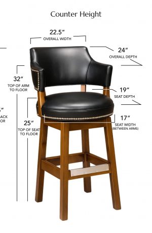Style Upholstering's 141 Swivel Counter Height Stool