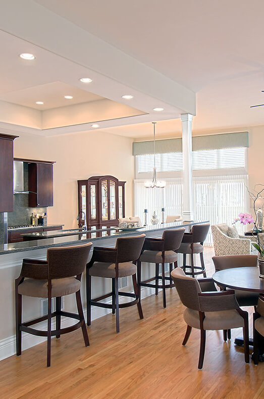 Style Upholstering 6703 Bar Stools in Customer's Home