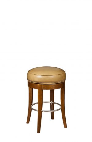 Style Upholstering #710 Traditional Backless Wood Bar Stool