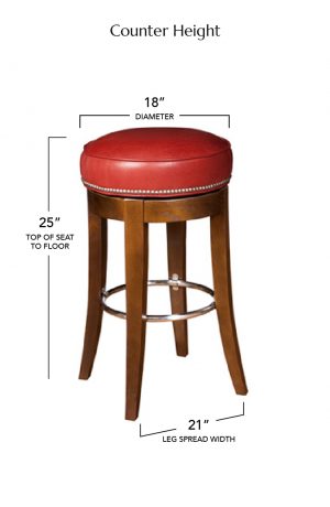 Style Upholstering's 711 Counter Height Dimensions