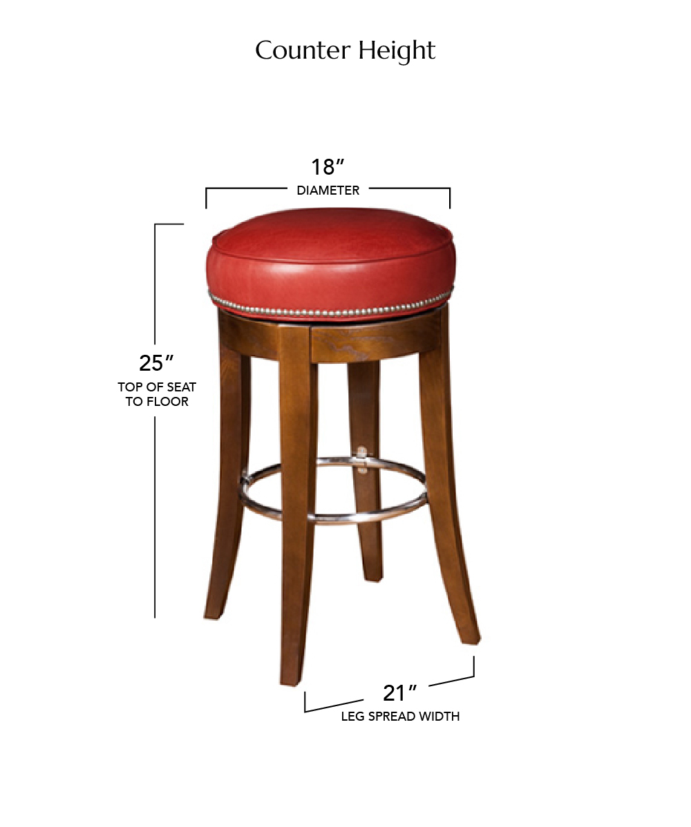 Style Upholstering's 711 Counter Height Dimensions