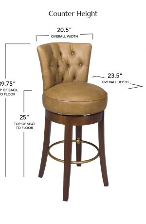 Style Upholstering's 721 Counter Height Dimensions
