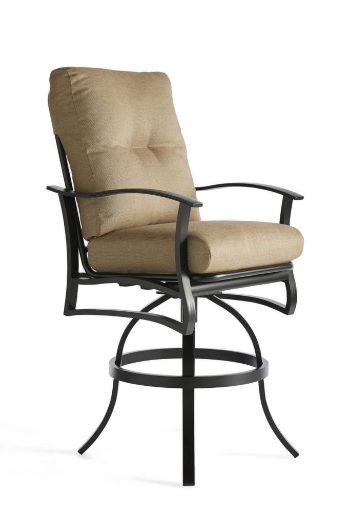 Mallin's Albany Swivel Bar Stool with Arms
