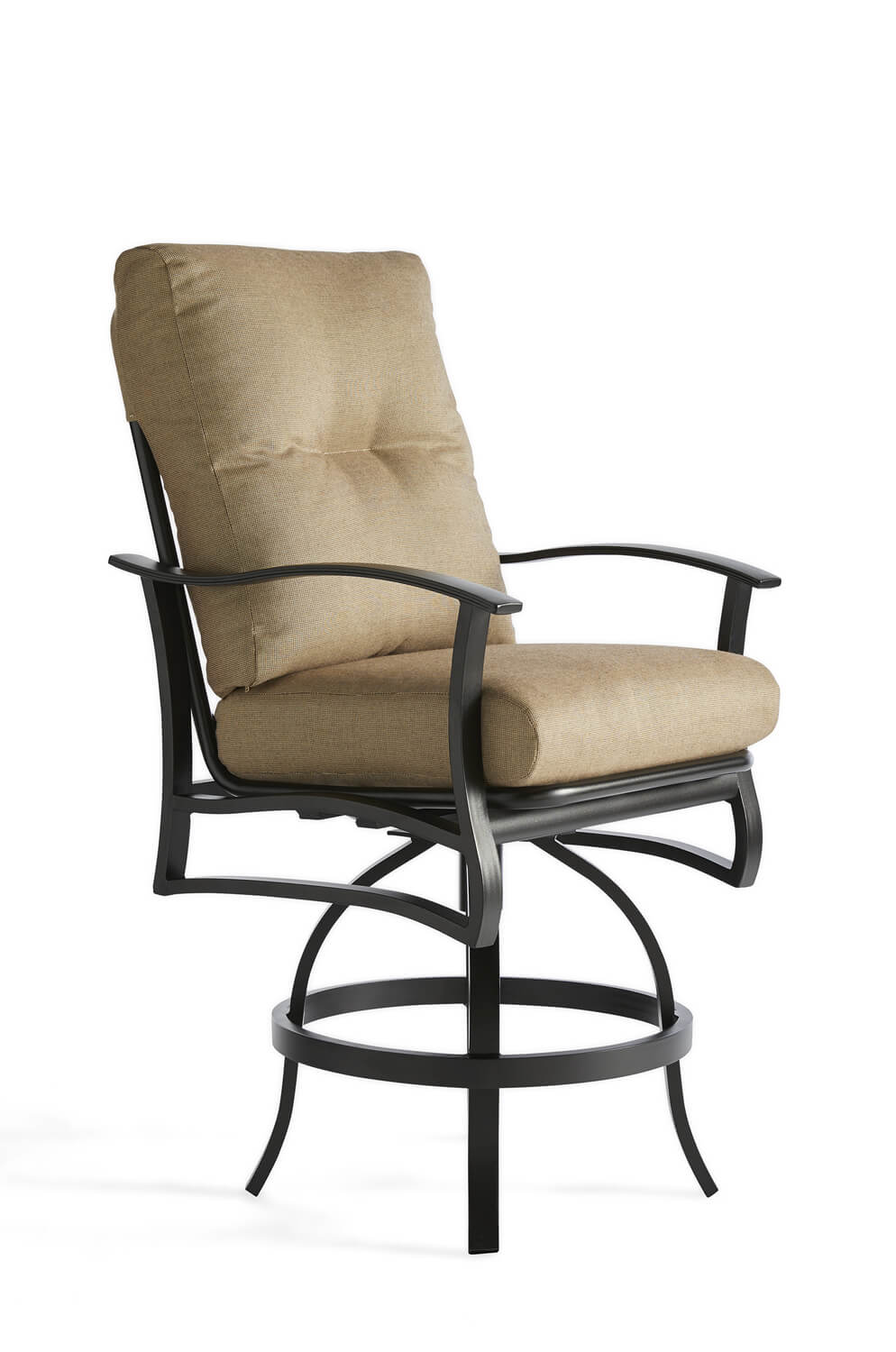 Mallin's Albany Swivel Counter Stool with Arms