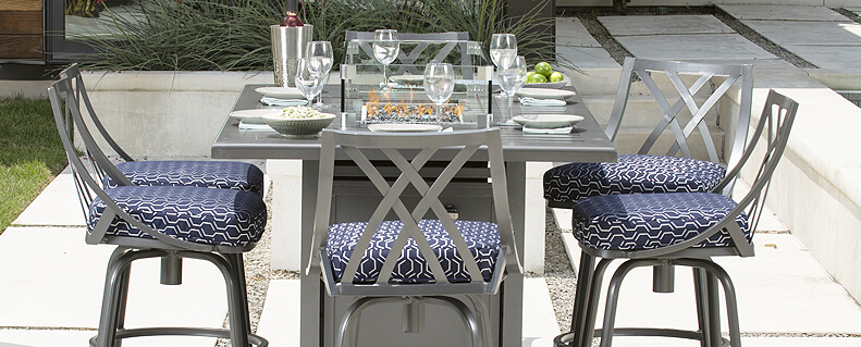 Mallin Patio Furniture - Outdoor Bar Stools and Chairs