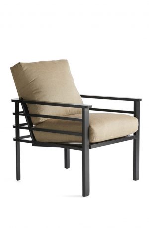 Mallin's Sarasota Outdoor Modern Dining Arm Chair