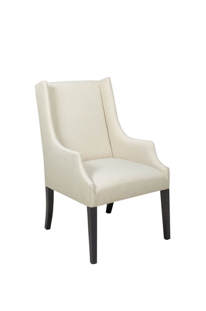 Style Upholstering #2410 Upholstered Modern Dining Wingback Chair