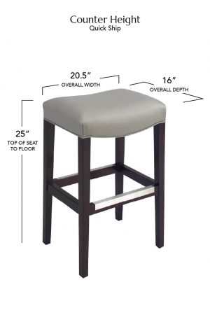 Style Upholstering's 680 QS Counter Height Dimensions