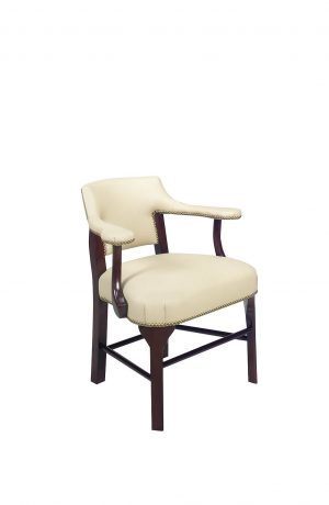 Style Upholstering #795B Upholstered Dining Chair with Arms