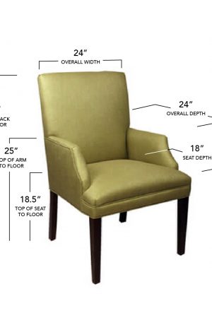 Style Upholstering's 800A Dining Chair Dimensions
