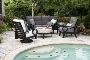 Eclipse outdoor chairs by MALLIN