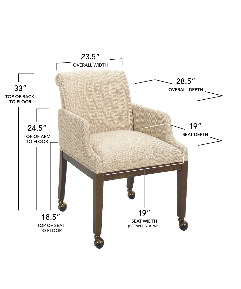 Style Upholstering's 2110C Dining Chair Dimensions