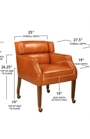 Style Upholstering's 411C Dining Chair Dimensions