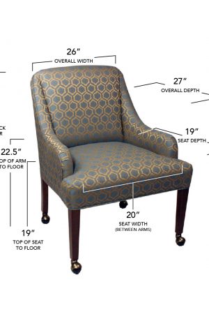Style Upholstering's 5109C Dining Chair Dimensions