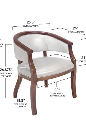 Style Upholstering's 1210 Dining Chair Dimensions