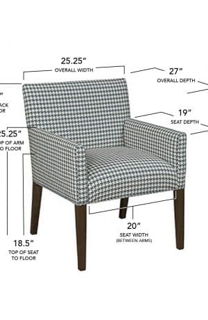 Style Upholstering's 160 Dining Chair Dimensions