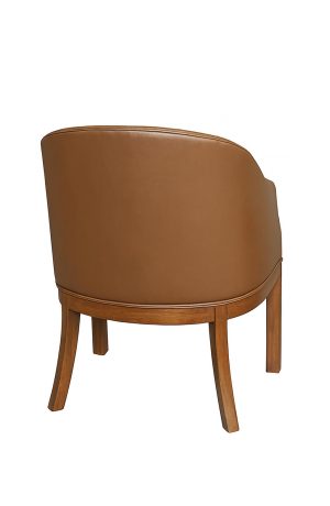 Style Upholstering's #2111 Wood Dining Chair with Barrel Back - View of Back