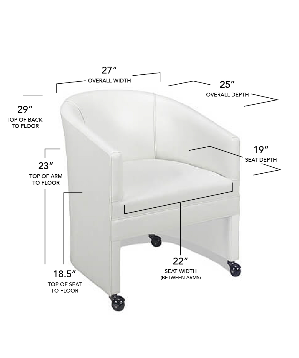 Style Upholstering's 232 Dining Chair Dimensions