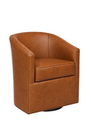 Style Upholstering's 2324 Swivel Leather Chair