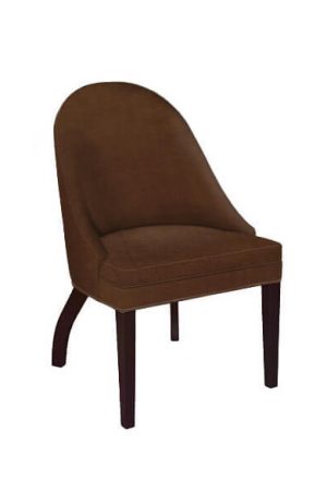 Style Upholstering's #35 Dining Chair in Orange Rust Fabric