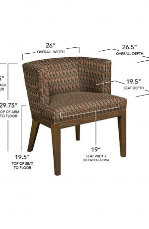 Style Upholstering #39 Dining Chair Dimensions